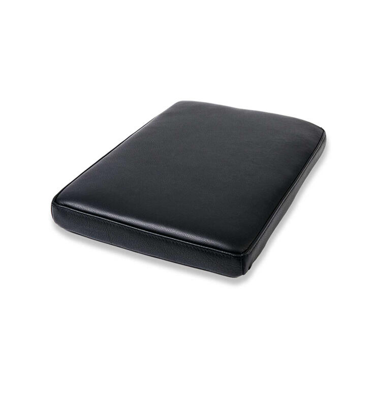 bordbar box cushion in leather black