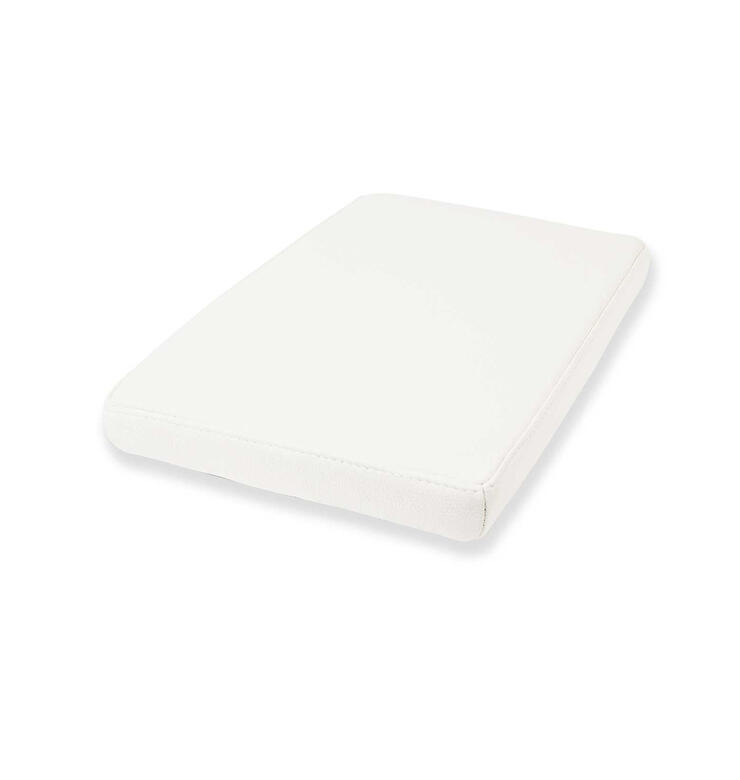 bordbar box cushion in leather white